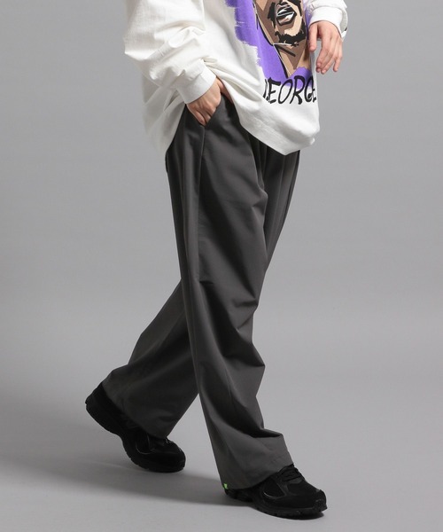 GEORGE'S（ジョージズ）の「ワイドテーパードパンツ（その他パンツ・メンズ・ブラック/カーキ/グレー・SMALL/MEDIUM/LARGE）」の11枚目の写真