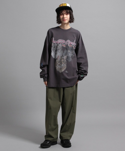 GEORGE'S（ジョージズ）の「ワイドテーパードパンツ（その他パンツ・メンズ・ブラック/カーキ/グレー・SMALL/MEDIUM/LARGE）」の19枚目の写真