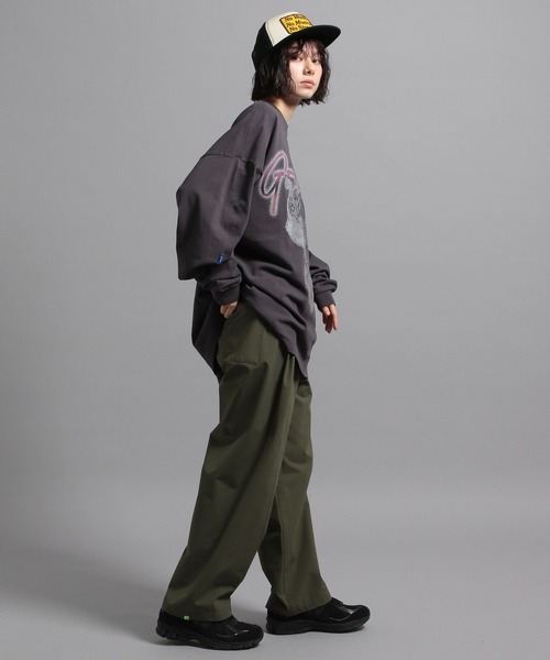 GEORGE'S（ジョージズ）の「ワイドテーパードパンツ（その他パンツ・メンズ・ブラック/カーキ/グレー・SMALL/MEDIUM/LARGE）」の22枚目の写真