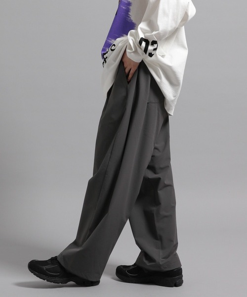 GEORGE'S（ジョージズ）の「ワイドテーパードパンツ（その他パンツ・メンズ・ブラック/カーキ/グレー・SMALL/MEDIUM/LARGE）」の7枚目の写真