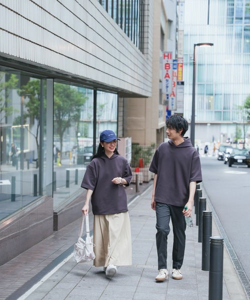 GLOBAL WORK（グローバルワーク）の「ライトクッションクール/パーカー/半袖/288078（パーカー・メンズ・パープル/ライトグリーン/ホワイト系その他2・XX-LARGE/MEDIUM/LARGE/SMALL/X-LARGE/X-SMALL/3XL）」の19枚目の写真