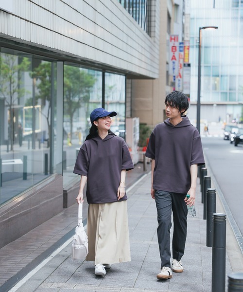 GLOBAL WORK（グローバルワーク）の「ライトクッションクール/パーカー/半袖/288078（パーカー・メンズ・パープル/ライトグリーン/ホワイト系その他2・XX-LARGE/MEDIUM/LARGE/SMALL/X-LARGE/X-SMALL/3XL）」の20枚目の写真