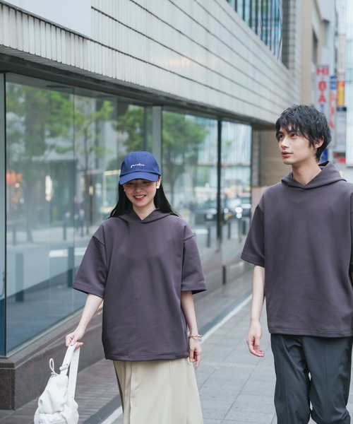 GLOBAL WORK（グローバルワーク）の「ライトクッションクール/パーカー/半袖/288078（パーカー・メンズ・パープル/ライトグリーン/ホワイト系その他2・XX-LARGE/MEDIUM/LARGE/SMALL/X-LARGE/X-SMALL/3XL）」の21枚目の写真