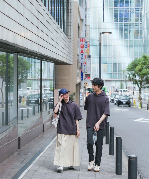 GLOBAL WORK（グローバルワーク）の「ライトクッションクール/パーカー/半袖/288078（パーカー・メンズ・パープル/ライトグリーン/ホワイト系その他2・XX-LARGE/MEDIUM/LARGE/SMALL/X-LARGE/X-SMALL/3XL）」の22枚目の写真