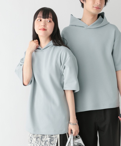 GLOBAL WORK（グローバルワーク）の「ライトクッションクール/パーカー/半袖/288078（パーカー・メンズ・パープル/ライトグリーン/ホワイト系その他2・XX-LARGE/MEDIUM/LARGE/SMALL/X-LARGE/X-SMALL/3XL）」の11枚目の写真