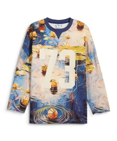 PUMA(プーマ)の「PUMA DYLAN EXHIBIT HOCKEY SWEATER(プーマ ディラン イクスビット ホッケー セーター)(Tシャツ/カットソー・メンズ・マルチ・MEDIUM/X-LARGE/LARGE)」の2枚目の写真