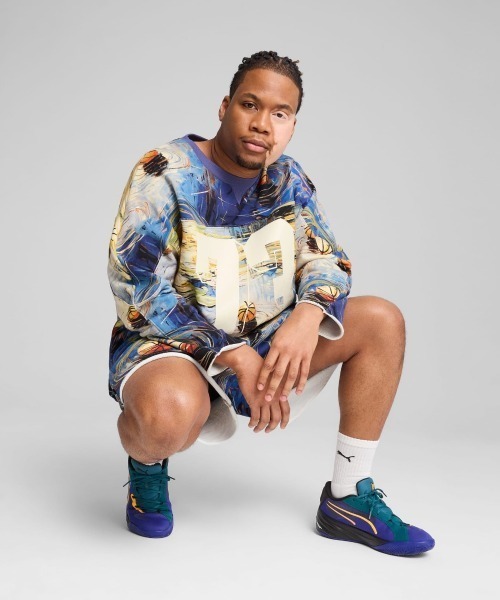 PUMA(プーマ)の「PUMA DYLAN EXHIBIT HOCKEY SWEATER(プーマ ディラン イクスビット ホッケー セーター)(Tシャツ/カットソー・メンズ・マルチ・MEDIUM/X-LARGE/LARGE)」の7枚目の写真
