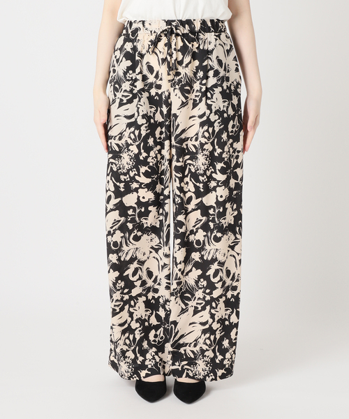 journal standard L'essage（ジャーナルスタンダードレサージュ）の「フラワープリントパンツ（その他パンツ・レディース・ブラック・FREE）」の7枚目の写真