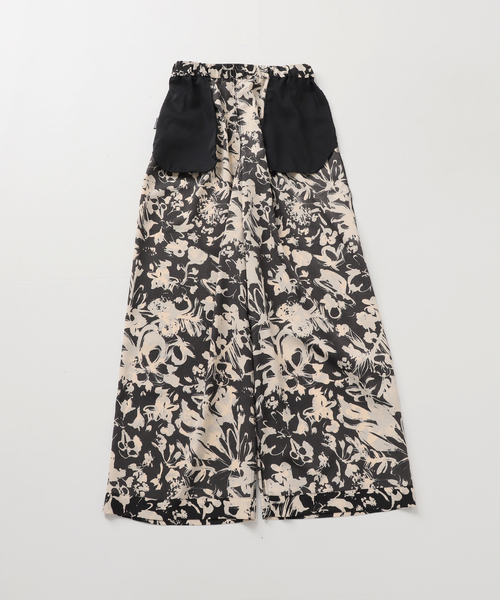 journal standard L'essage（ジャーナルスタンダードレサージュ）の「フラワープリントパンツ（その他パンツ・レディース・ブラック・FREE）」の17枚目の写真