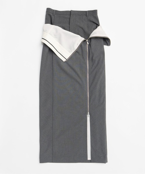 セール】Turnback High Waist Tight Skirt/ターンバックハイ