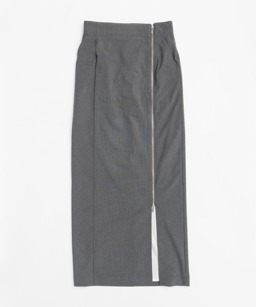 MAISON SPECIAL(メゾンスペシャル)の「Turnback High Waist Tight Skirt/ターンバックハイウエストタイトスカート【MAISON SPECIAL/メゾンスペシャル】(スカート・レディース・グレー/ネイビー・38/36)」の15枚目の写真