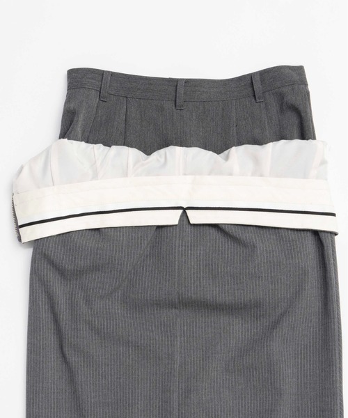 【GISELe掲載】MAISON SPECIAL ハイウエストタイトスカート セール】Turnback High Waist Tight Skirt/ターンバックハイ