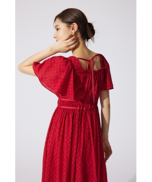 rienda リエンダ　コットンレースフレアワンピース rienda｜コットンレースフレアワンピース | Rakuten Fashion