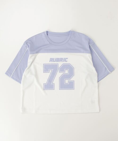 repipi armario（レピピ アルマリオ）の「レピピアルマリオ repipi armario REPIPI ARMRIO ナンバーロゴ半袖Tシャツ（Tシャツ/カットソー・キッズ・ブラック×ホワイト/サックスブルー・160cm/140cm/150cm）」の2枚目の写真