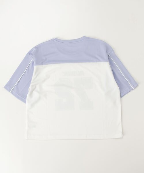 repipi armario（レピピ アルマリオ）の「レピピアルマリオ repipi armario REPIPI ARMRIO ナンバーロゴ半袖Tシャツ（Tシャツ/カットソー・キッズ・ブラック×ホワイト/サックスブルー・160cm/140cm/150cm）」の3枚目の写真