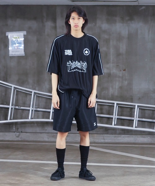 THRASHER(スラッシャー)の「Skate and Destroy SHORTS / スラッシャースケートデストロイショーツ(その他パンツ・メンズ・オレンジ/ブラック・LARGE/MEDIUM/X-LARGE)」の3枚目の写真