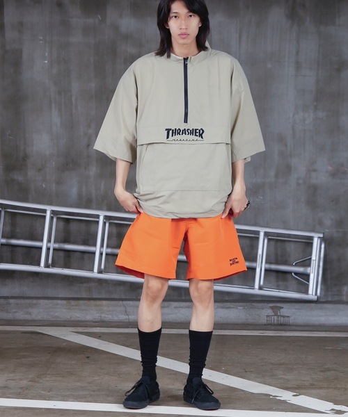 THRASHER(スラッシャー)の「Skate and Destroy SHORTS / スラッシャースケートデストロイショーツ(その他パンツ・メンズ・オレンジ/ブラック・LARGE/MEDIUM/X-LARGE)」の9枚目の写真