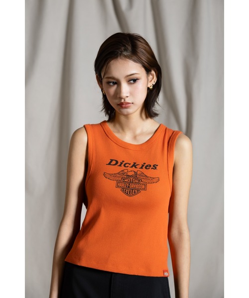 Dickies(R) x H-D(R)レーサーバッククロップドイーグルタンク（T