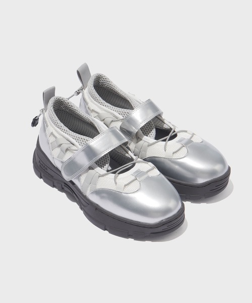 【新品未使用】BRYN VELCRO ベルクロメッシュフラット24 ダークグレー 24SS BRYN VELCRO SNEAKERS(MESH)(スニーカー)|ROCKFISH