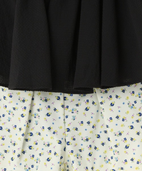 LOWRYS FARM（ローリーズファーム）の「フリルキャミセットＳＷＩＭ　323898（水着・キッズ・ブラック/アイボリー/パープル・110cm/120cm/130cm）」の13枚目の写真