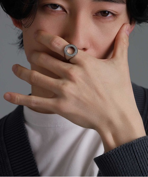 UK シルバー シグネットリング 18号 ライオン UK シルバー シグネットリング 18号 ライオン UK シルバー シグネット