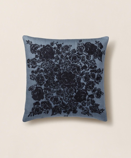 【未使用】 RRL ラルフローレン クッション ペイズリー 刺繍 ネイビー 未使用】 RRL ラルフローレン クッション ペイズリー 刺繍 ネイビー 未