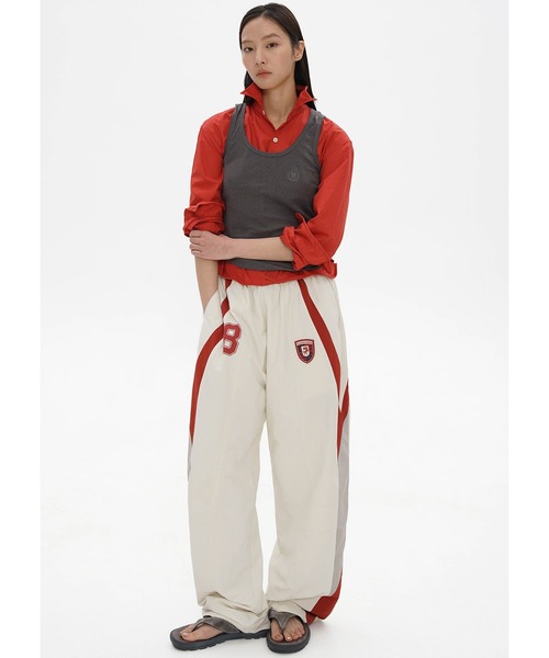 MASONPRINCE(メイソンプリンス)の「ルーズフィット エンブレムロゴ刺繍 トラックパンツ XXK4331【MASONPRINCE】(その他パンツ・メンズ・ネイビー/ホワイト・M/L/S/XL)」の11枚目の写真