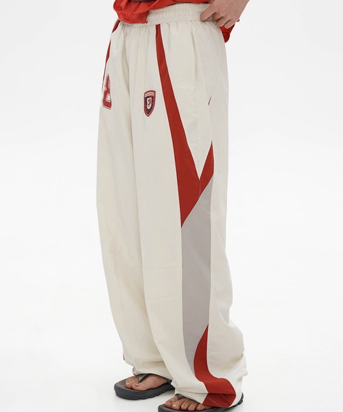 MASONPRINCE(メイソンプリンス)の「ルーズフィット エンブレムロゴ刺繍 トラックパンツ XXK4331【MASONPRINCE】(その他パンツ・メンズ・ネイビー/ホワイト・M/L/S/XL)」の12枚目の写真