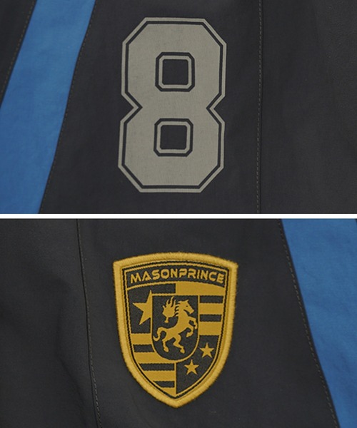 MASONPRINCE(メイソンプリンス)の「ルーズフィット エンブレムロゴ刺繍 トラックパンツ XXK4331【MASONPRINCE】(その他パンツ・メンズ・ネイビー/ホワイト・M/L/S/XL)」の19枚目の写真