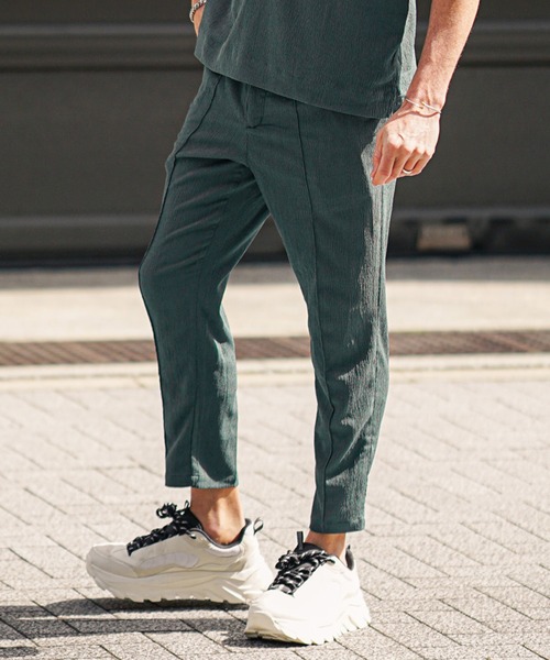 JOKER(ジョーカー)の「楊柳アンクルパンツ(ssq7840a)(その他パンツ・メンズ・グリーン/ブラック/ベージュ・S/M/L)」の3枚目の写真
