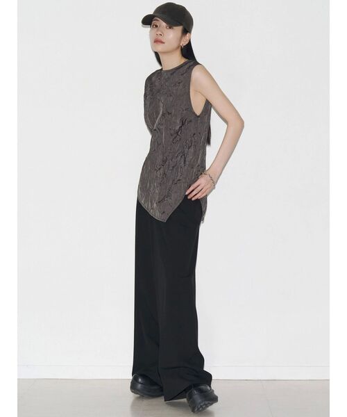 tシャツ 「VEQUM」CRASH WRINKLE TOPS レディース VEQUM tシャツ 「VEQUM」CRASH WRINKLE TOPS レディース