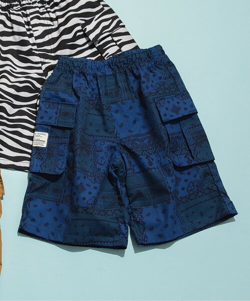 BREEZE(ブリーズ)の「【撥水加工/UVカット/ジュニア対応】水陸両用アクティブカーゴパンツ(カーゴパンツ・キッズ・ブルー/ライトグレー/キャメル/チャコール・90/100/110/120/130/150/160/140)」の4枚目の写真