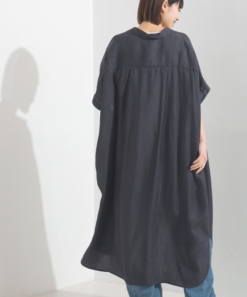 OMNES（オムネス）の「テンセルデニムワイドシルエットシャツ
