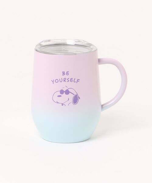 PEANUTS(ピーナッツ)の「PEANUTS/ピーナッツ グラデーション蓋つきステンレスマグ(グラス/マグカップ/タンブラー・レディース・その他1/その他/その他2・ONE SIZE)」の2枚目の写真