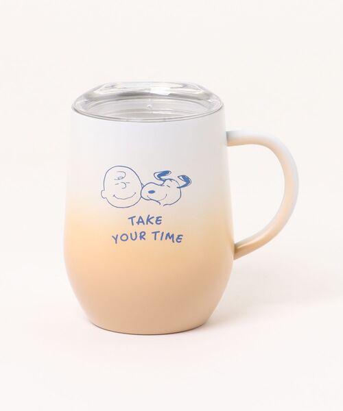 PEANUTS(ピーナッツ)の「PEANUTS/ピーナッツ グラデーション蓋つきステンレスマグ(グラス/マグカップ/タンブラー・レディース・その他1/その他/その他2・ONE SIZE)」の1枚目の写真