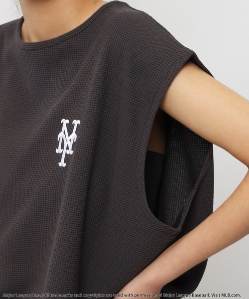 BACK TO THE FIELD（バック トゥー ザ フィールド）の「【MLB】サーマルショートパンツセットアップ（ワンピース・レディース・オフホワイト/ブラック/ブラウン・FREE）」の14枚目の写真