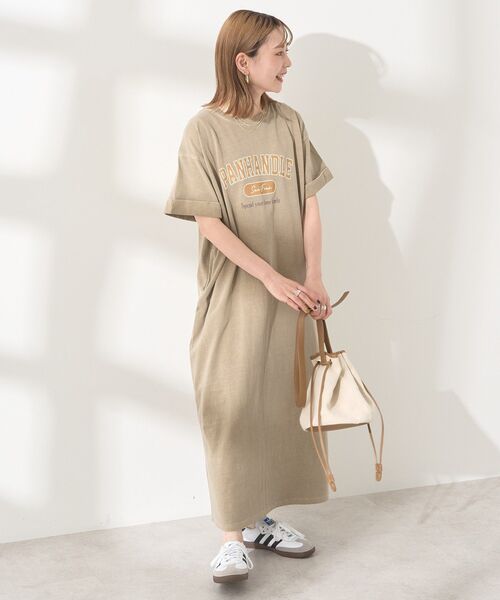 AMERICAN HOLIC（アメリカンホリック）の「PANHANDLE Tシャツワンピース（ワンピース・レディース・ピンク/モカ/チャコールグレー/ブルー系その他6・L/M）」の20枚目の写真