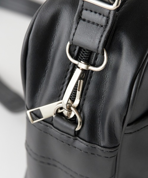 Chick(チック)の「Fake Leather Shoulder Bag School Bag スクールバッグ(ショルダーバッグ・レディース・ブラック・FREE)」の19枚目の写真