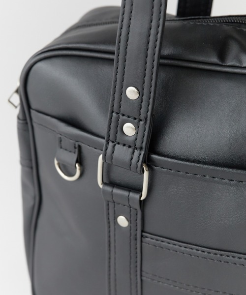 Chick(チック)の「Fake Leather Shoulder Bag School Bag スクールバッグ(ショルダーバッグ・レディース・ブラック・FREE)」の20枚目の写真