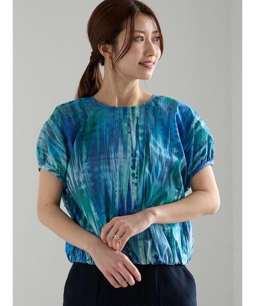 ブラウス シャツ 「LIBERTY」パフスリーブブラウス「2025summer catalog item」 レディース セール】 【LIBERTY】パフスリーブブラウス《2025summer catalog