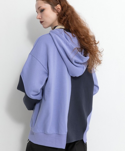 AULA AILA(アウラアイラ)の「デコラティブフード(パーカー・レディース・ホワイト/ブラック/ラベンダー・0)」の18枚目の写真