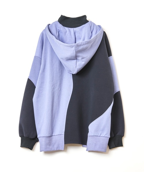 AULA AILA(アウラアイラ)の「デコラティブフード(パーカー・レディース・ホワイト/ブラック/ラベンダー・0)」の8枚目の写真