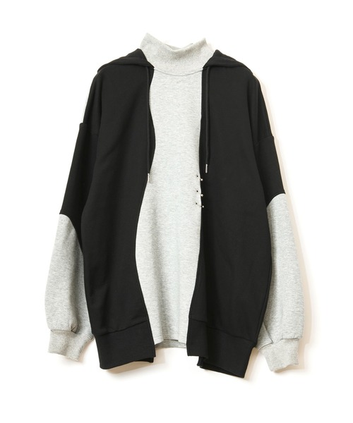 AULA AILA(アウラアイラ)の「デコラティブフード(パーカー・レディース・ホワイト/ブラック/ラベンダー・0)」の7枚目の写真