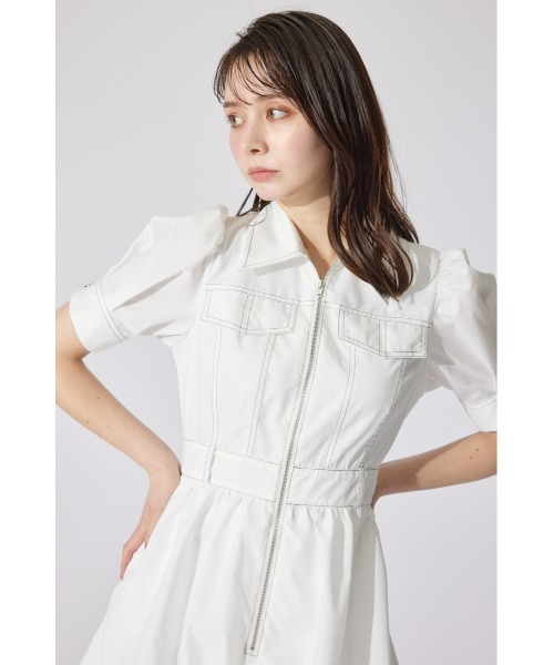 リエンダ　フロントジップバルーンミニロンパース　S フロントジップバルーンミニロンパース｜リエンダの通販｜&mall