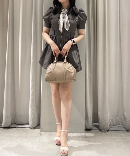 セール】フロントジップバルーンミニロンパース 半袖 夏服
