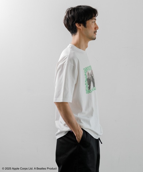 tシャツ 「MEN ， WOMEN」CAPSULE-T The Beatles  Photo stand Tee レディース メンズ MEN , WOMEN】CAPSULE-T The Beatles Photo stand Tee（Tシャツ