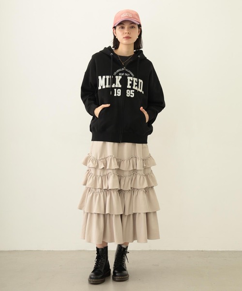 MILKFED.（ミルクフェド）の「SOLID DIRNDL SKIRT（スカート・レディース・ブラック/ライトブルー/ベージュ・ONE SIZE）」の15枚目の写真