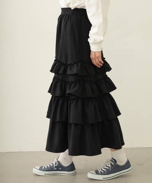 MILKFED.（ミルクフェド）の「SOLID DIRNDL SKIRT（スカート・レディース・ブラック/ライトブルー/ベージュ・ONE SIZE）」の17枚目の写真