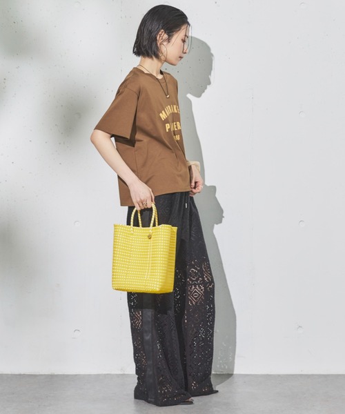 Doux archives（ドゥアルシーヴ）の「MARRAKECHカレッジTee（Tシャツ/カットソー・レディース・ブラウン/オフホワイト/チャコールグレー・FREE）」の11枚目の写真