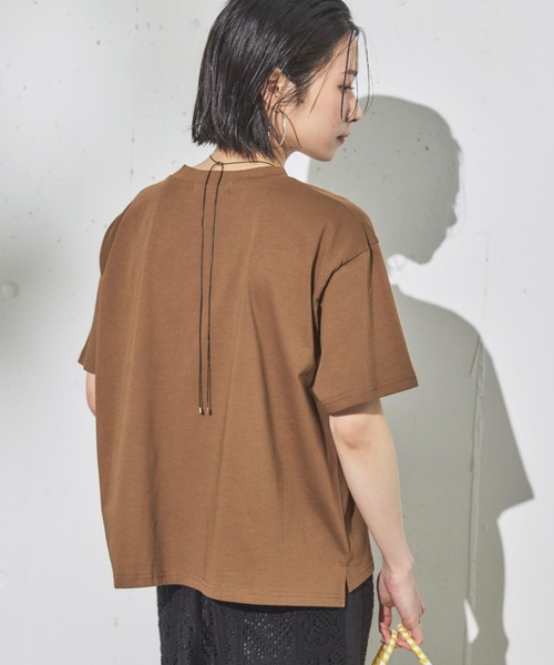 Doux archives（ドゥアルシーヴ）の「MARRAKECHカレッジTee（Tシャツ/カットソー・レディース・ブラウン/オフホワイト/チャコールグレー・FREE）」の17枚目の写真